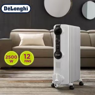 12 Fins Oil Heater 2500W by Delonghi
