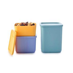 طقم علب تخزين Cubix مربعة من Tupperware