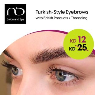 Turkish Style Eyebrows from Nadia Dashti Salon & Spa