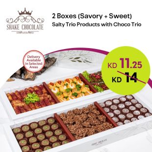 Double Box (Sweet & Savory) from Shake Chocolate