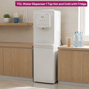 براد مياه منفذ واحد حار وبارد مع ثلاجة من TCL