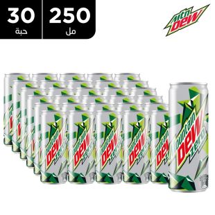 مشروب ماونتن ديو زيرو سكر 30 × 250 مل