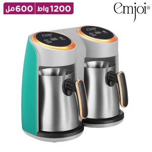 ماكينة تحضير القهوة التركية مزدوجة 600 مل 1200 واط من Emjoi