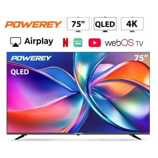 تلفزيون ذكي 4K UHD QLED webOS قياس 75 بوصة من Powerey