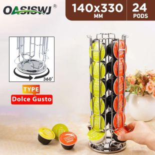 Rotating Coffee Holder For 24 Dolce Gutso Pods