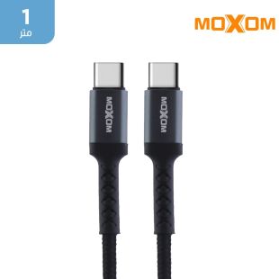 كيبل Type-C إلى Type-C بقوة 100 واط 1 متر من Moxom