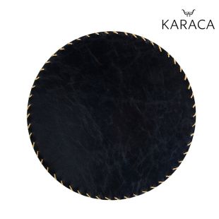 كاراجا - مفرش طاولة جلد صناعي للأواني 35 سم