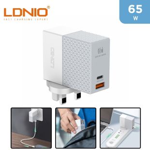 LDNIO 65W PD Home Charger with Type-C Cable