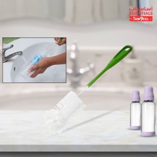 Straw Fiber Baby Bottle Cleaning Brush - Essentials by Taw9eel