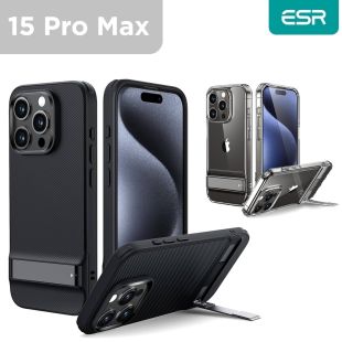 غطاء حماية Boost Kickstand لهاتف آيفون 15 برو ماكس من ESR