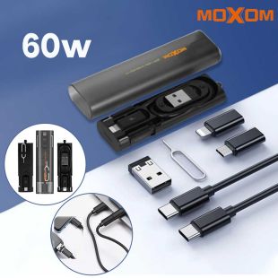 60W Cable Combination Kit and Sim Card Holder by Moxom