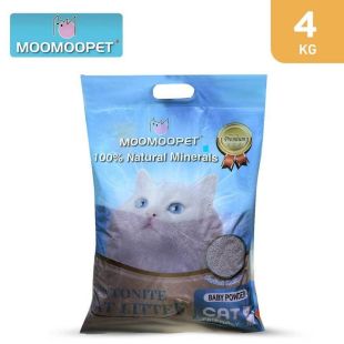 Moomoopet Baby Powder Scented Cat Litter 4 kg