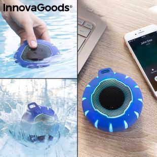 Floating Wireless Speaker with LED Floaker By Innovagoods