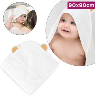 Car Design Baby Hooded Towels 90 × 90 Cm