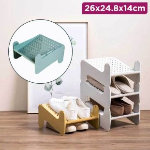 Stackable Footwear Holder 26 × 24.8 × 14cm By Taw9eel Essentials