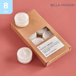 مجموعة شموع صغيرة Dream Tealight 8 حبة من Bella Maison