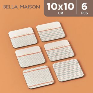 Bella Maison Serenity Coasters Set 10 x 10 cm - 6 Pieces