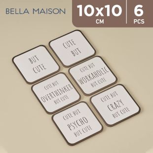 Bella Maison Pavia Coasters Set 10 x 10 cm - 6 Pieces