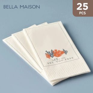Bella Maison Marin Coral Napkin 33 x 33 cm - 25 Pieces