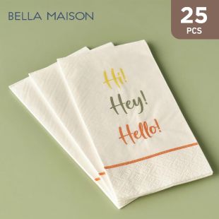 Bella Maison Hello Napkin 33 x 33 cm - 25 Pieces
