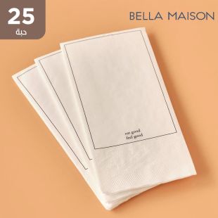 مناديل Delicious 33 × 33 سم - 25 حبة من Bella Maison