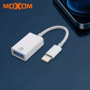 OTG Lightning to USB iPhone Adapter By Moxom