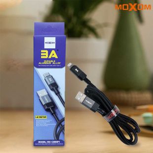 كابل شحن سريع من USB إلى  Lightening قوة 3 أمبير من Moxom