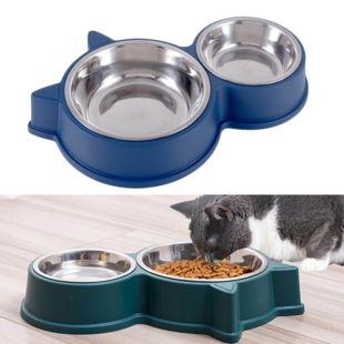 Double Pet Food Bowl 30×5 cm