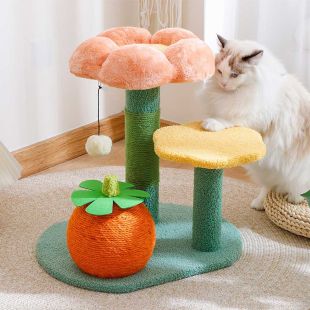 Flower and Small Plant Tree Cat Toy