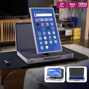 27 Inch Briefcase Android Screen 8GB RAM 128GB Storage