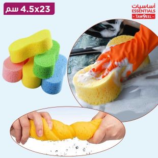 إسفنجة غسيل سيارات متعددة الألوان كبيرة من أساسيات توصيل