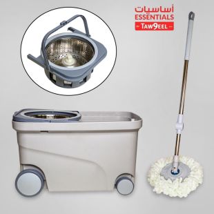 طقم ممسحة ميكروفايبر متحركة من أساسيات  توصيل