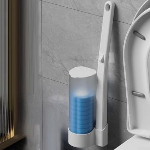 مجموعة فرشاة تنظيف المرحاض مع إسفنجات من أساسيات توصيل