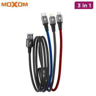 Moxom 3 in 1 Multi-Charging Data Cable