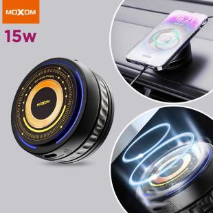 15W Cyberpunk Magnetic Wireless Charging Phone Holder by Moxom
