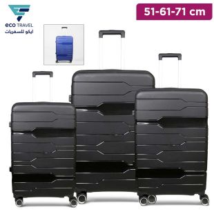 PP Trolley Hard Luggage By Eco Travel