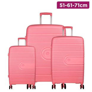 Abs Trolley Bag Pink