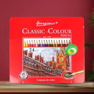 Set of 24 Classic Colored Pencils