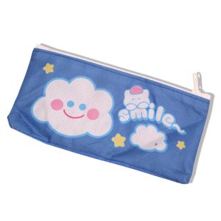 Smiley Face Printed Pencil Case