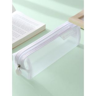 Mesh Pencil Case White