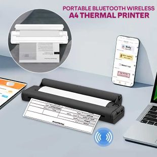 Portable Bluetooth Wireless A4 Thermal Printer