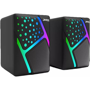 مكبر صوت USB بإضاءة RGB للكمبيوتر من Jedel