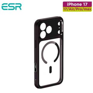 Classic Hybrid Magnetic Clear Black Case Compatible for iPhone 17 Series By ESR