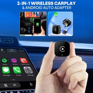 2 in 1 Wireless CarPlay & Android Auto Adapter