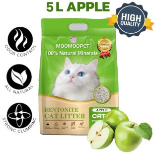Cat Litter Moomoopet - Ball 4 KG - Apple