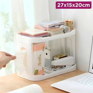 2Tier Foldable Storage Rack 27&times;15&times;20cm