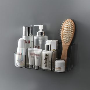 صندوق تخزين شفاف 5 أقسام 28×12×12 سم