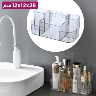 صندوق تخزين شفاف 5 أقسام 28×12×12 سم