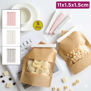 5 Pcs Sealing Clips 11 × 1.5 × 1.5 cm