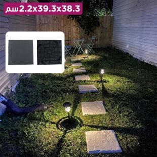 أحجار ممر للحديقة مربعة خارجية - بيج